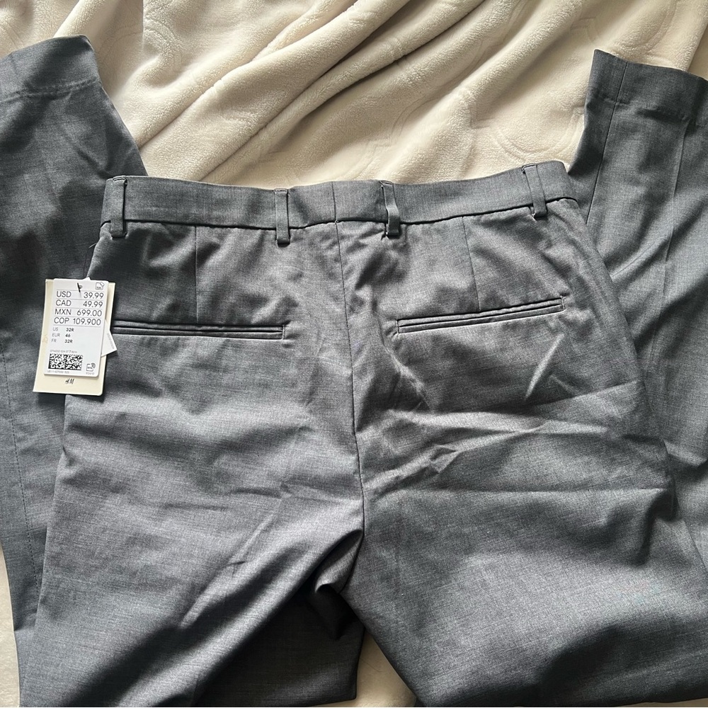 Gray Tailored Trousers